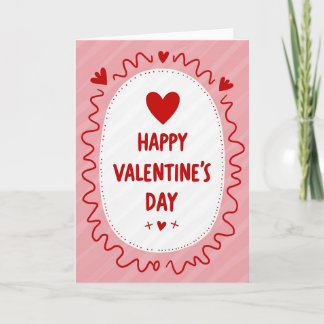Happy Valentines Day Card Kort