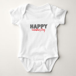 'Happy Valentine's Day' Checkered Letters Fun Love T Shirt