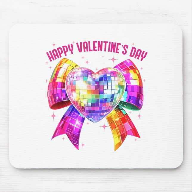 Happy Valentine's Day Coquette Disco Ball Heart Gi Musmatta (Framsidan)