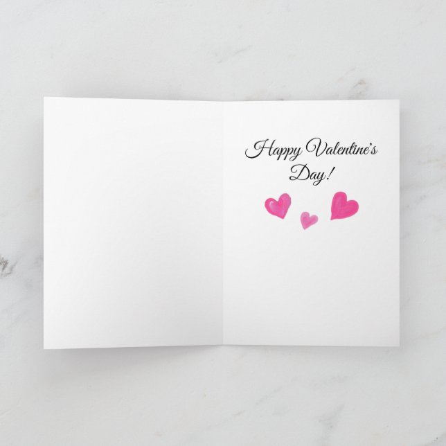 Happy Valentine's Day Corgi Doggie Card Kort (Inuti)