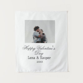 Happy Valentine's day couple photo modern simple t