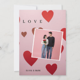 Happy Valentines Day Custom Photo Collage Love   Julkort