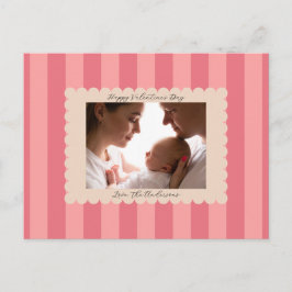 Happy Valentine's Day Custom Photograph Modern Helg Vykort