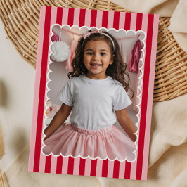 Happy Valentine's Day Custom Photograph Modern Julkort