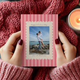 Happy Valentine's Day Custom Photograph Modern Julkort
