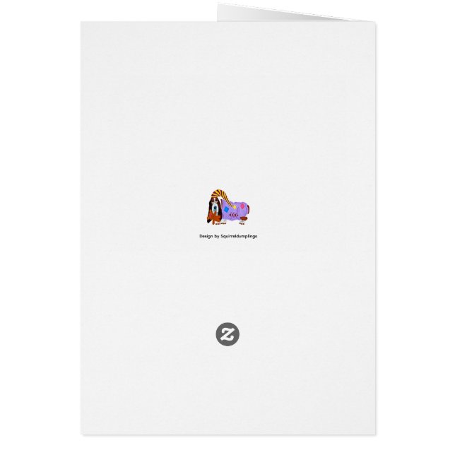 Happy Valentine's Day Dachshund Doggie Card Hälsningskort (Baksidan)