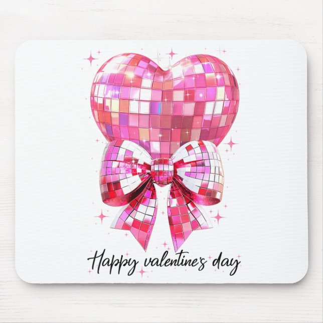 Happy Valentine's Day Funny Coquette Disco Ball He Musmatta (Framsidan)