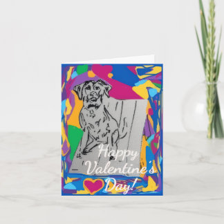 Happy Valentine's Day Greeting Card Tack Kort