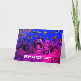 HAPPY VALENTINE'S DAY GREETING CARD WITH ÄNGLAR KORT