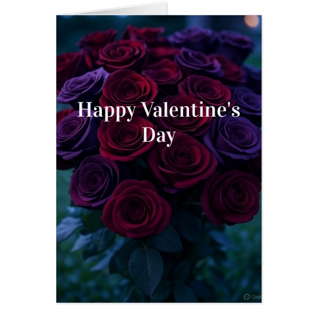 Happy Valentine's Day Hälsningskort (Framsidan)