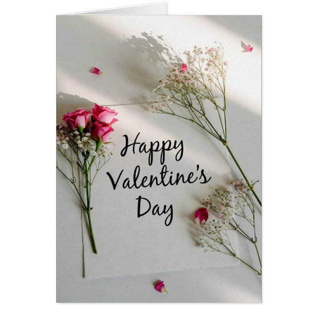 Happy Valentine's Day Hälsningskort (Framsidan)