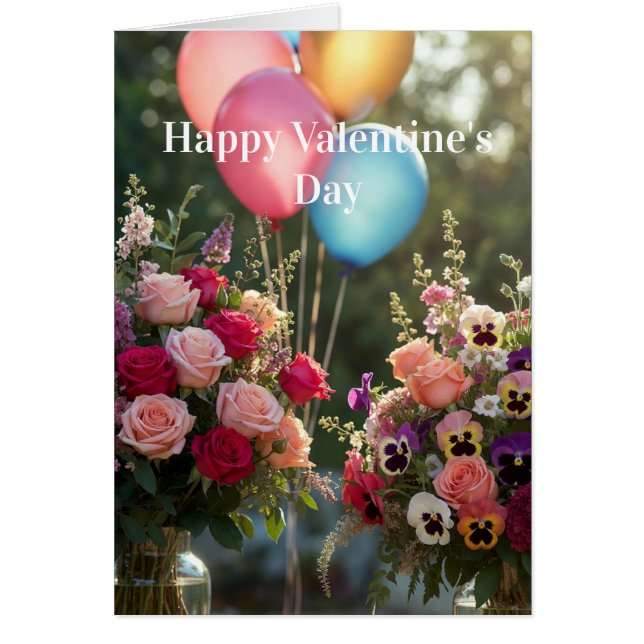 Happy Valentine's Day Hälsningskort (Framsidan)