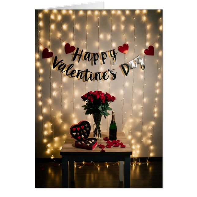 Happy Valentine's Day Hälsningskort (Framsidan)