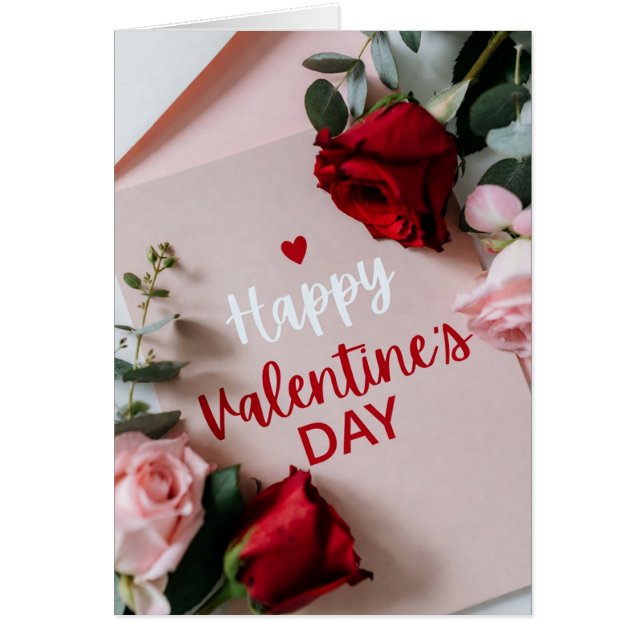 Happy Valentine's Day Hälsningskort (Framsidan)
