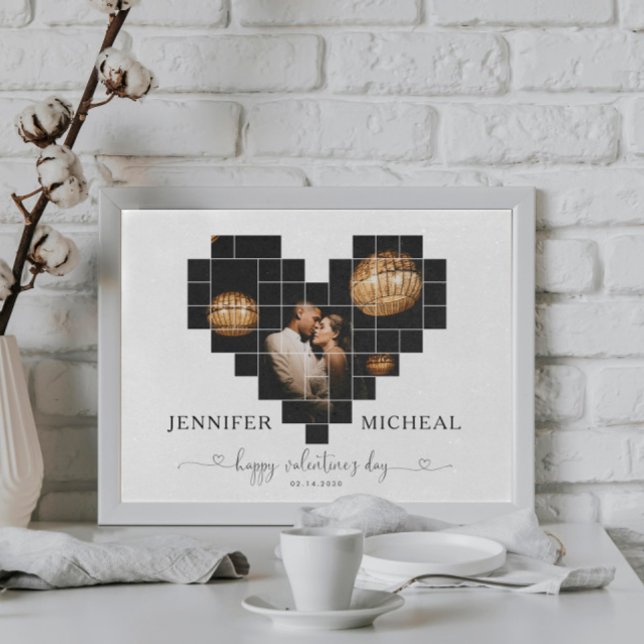 HAPPY VALENTINE'S DAY HEART COLLAGE POSTER (Skapare uppladdad)