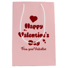 Happy Valentine's Day Hearts Cute Gift Bag