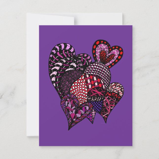 Happy Valentine's Day Holiday Card Julkort (Framsida)