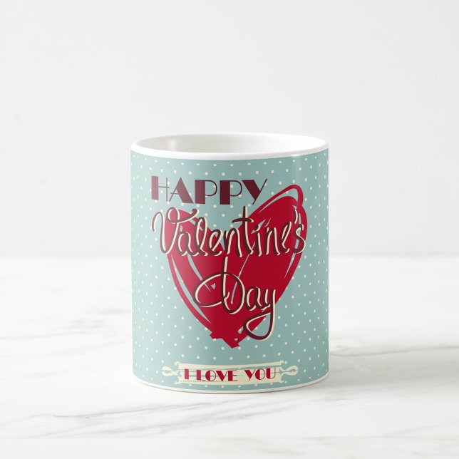 Happy Valentines Day  Kaffemugg (Happy Valentine's Day Coffee Mug!)