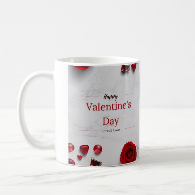 Happy Valentine's Day Kaffemugg (Vänster)