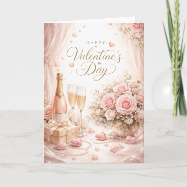 Happy Valentine's Day  Kort (Framsida)