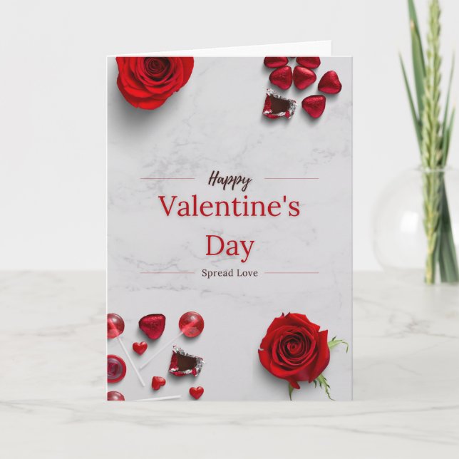 Happy Valentine's Day Kort (Framsida)