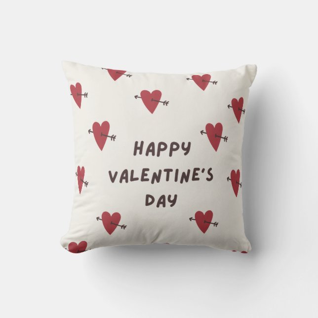 Happy valentine's Day  Kudde (Framsida)