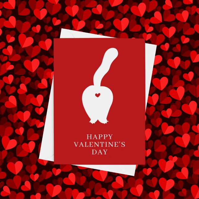 HAPPY VALENTINE'S DAY Me & My Cat Helgdag Card Helgkort (Skapare uppladdad)