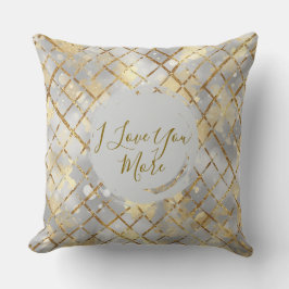 Happy Valentine's Day, Modern, Elegant Luxury Thro Kudde