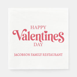 Happy Valentines Day Pappersservett