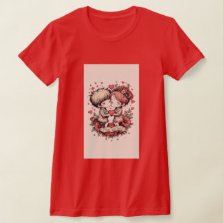 Happy Valentine's Day Personalized Gift T Shirt