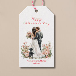 happy valentines day photo illustration newlyweds  presentetikett