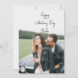 Happy Valentines Day Photo Julkort