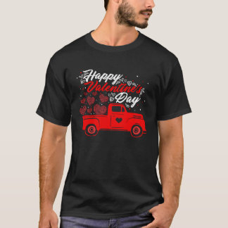 Happy Valentine's Day Roses Date Night Flowers Lov T Shirt