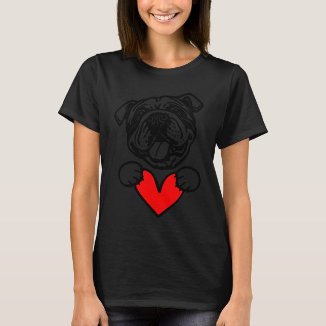 Happy Valentine's Day T Shirt (Framsida)