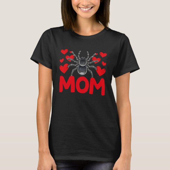 Happy Valentine's Day Tarantula Mom Mothers Day Va T Shirt (Framsida)