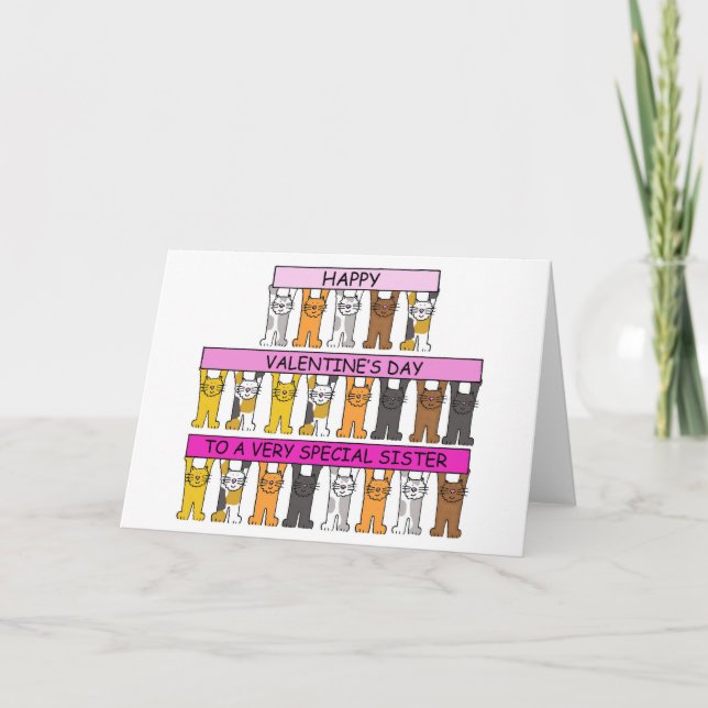 Happy Valentine's Day to Sister Kort (Framsida)