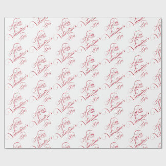 Happy Valentine's Day Wrapping Paper Presentpapper