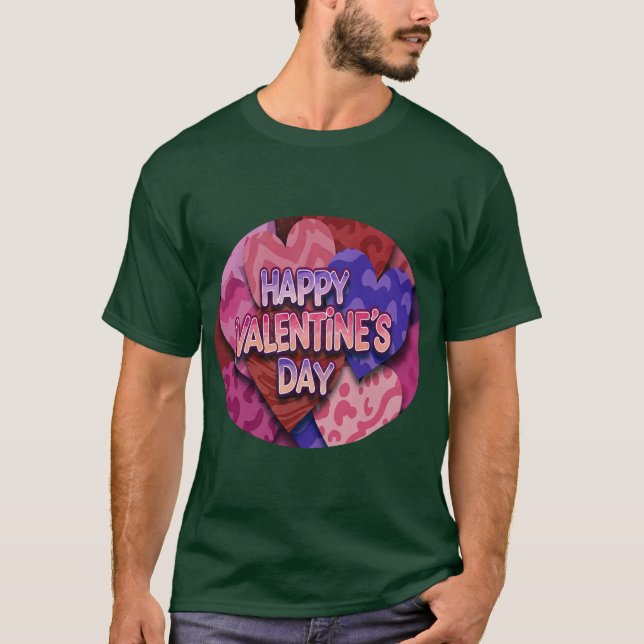 HAPPY VALENTINS DAG T SHIRT (Framsida)