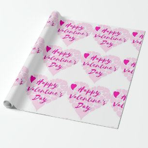 "HAPPY VALENTINS DAY" HJÄRTA PRESENTPAPPER