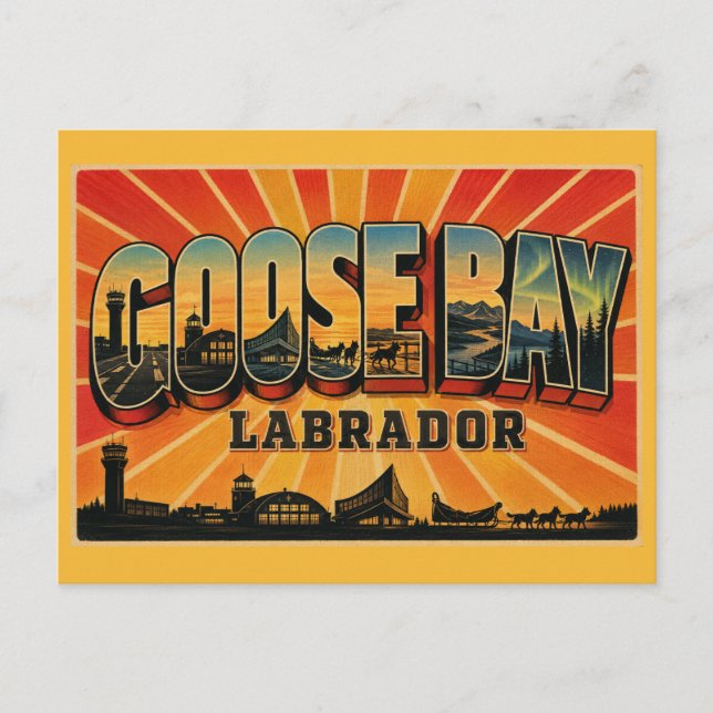 Happy Valley-Goose Bay Labrador Gateway Vykort (Framsida)