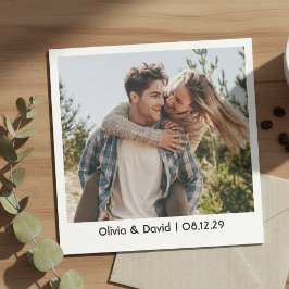 Happy Wedding Couple Photo Pappersservett