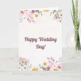 Happy Wedding Day  Kort