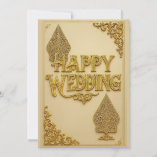 Happy Wedding Greeting cards Julkort