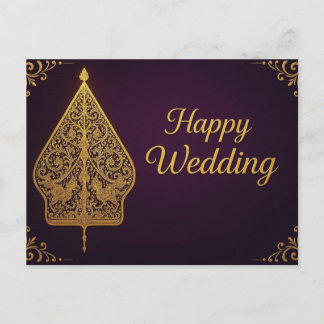 Happy Wedding Greeting Cards Vykort