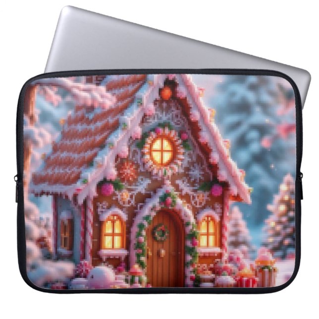 Happy winter with Christmas  Laptop Fodral (Framsidan)