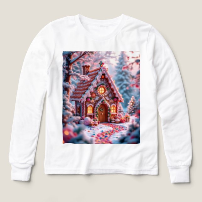 Happy winter with Christmas  T Shirt (Design framsida)
