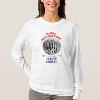 happy witches night demon animal t shirt