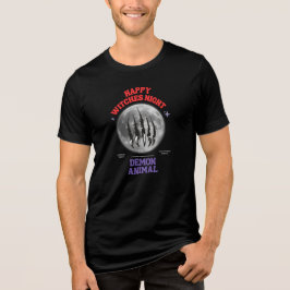 happy witches night demon animal t shirt
