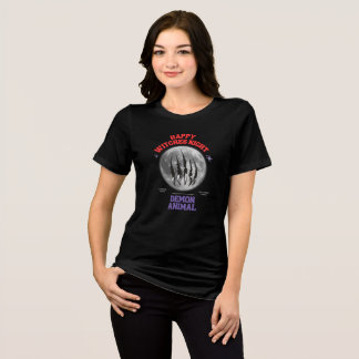 happy witches night demon animal t shirt