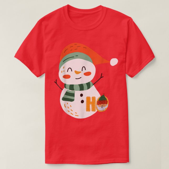 Happy Xmas Party 2022 Matching Snow Bear Special E T Shirt (Design framsida)